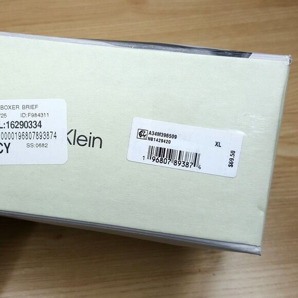 CALVIN KLEIN Boxer Brief Mens XL Gray Blue Black 5-Pack 100% Cotton Classic Fit - Picture 6 of 8